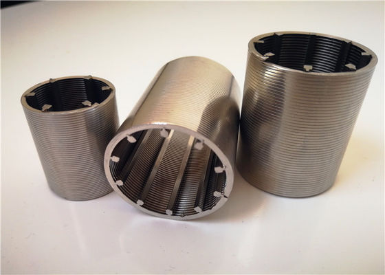 Sus304 Iso9001 Sliver Johnson Wedge Wire Screen Welded