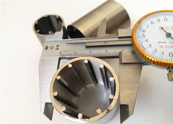 Sus304 Iso9001 Sliver Johnson Wedge Wire Screen Welded